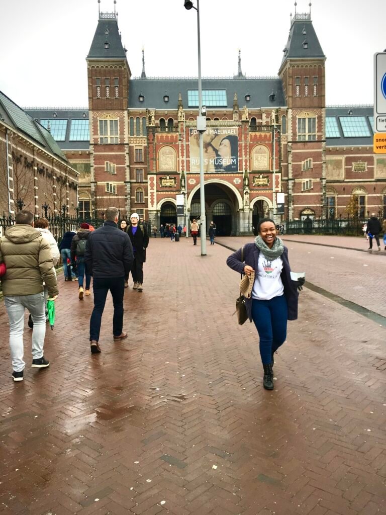 Becky exploring Netherlands after securing first Schengen visa