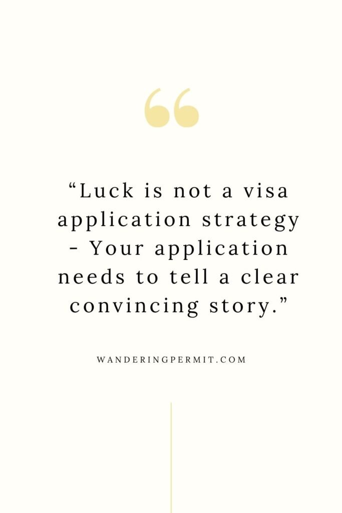 quote summarizing lessons learnt from my mistakes as a first time schengen visa applicant